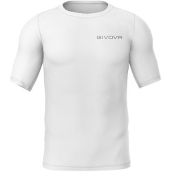 Sous maillot thermique Manche courte Givova Corpus 2 jaune fluo 2