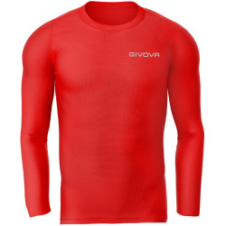Sous maillot thermique Manche longue Givova Corpus 3 ROUGE