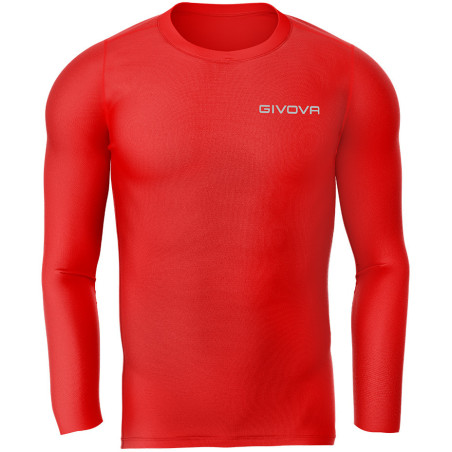 Sous maillot thermique Manche longue Givova Corpus 3 ROUGE