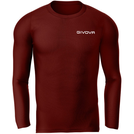 Sous maillot thermique Manche longue Givova Corpus 3 BORDEAUX