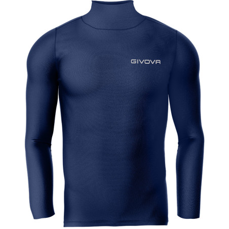 Sous maillot thermique Manche longue avec col Givova Corpus 3 MARINE