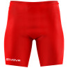 Collant court Athlétisme Givova rouge