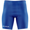 Collant court Athlétisme Givova bleu roi