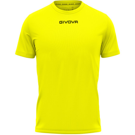Maillot de football Givova One Microforata jaune fluo