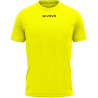 Maillot de football Givova One Microforata jaune fluo