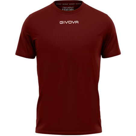 Maillot de football Givova One Microforata bordeaux
