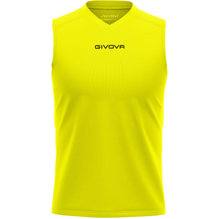 Débardeur Smanicato Givova jaune fluo