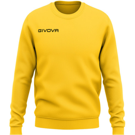 Sweat col rond Givova Maglia Polaire jaune