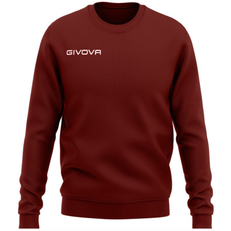 Sweat col rond Givova Maglia Polaire bordeaux