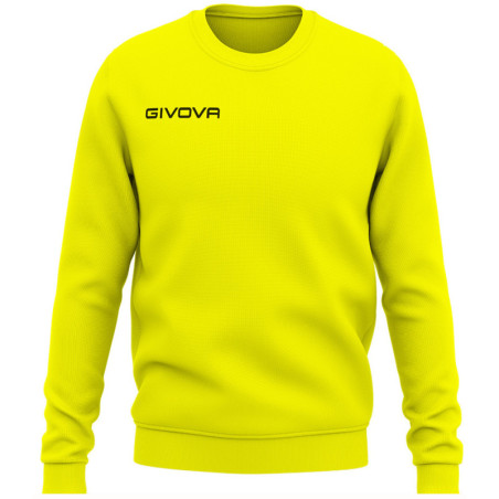 Sweat col rond Givova Maglia Polaire jaune fluo