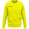 Sweat col rond Givova Maglia Polaire jaune fluo