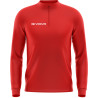 Sweat 1/2 zip Givova Maglia Polaire 500 rouge