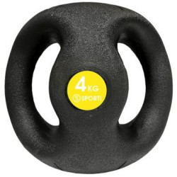 Médecine ball avec poignées 4 kg