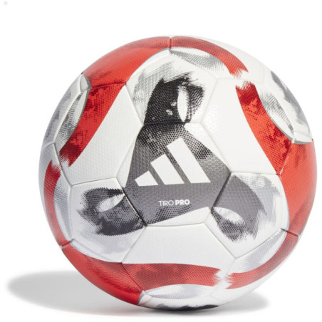 Ballon de football Adidas Tiro Pro 2023 blanc noir rouge