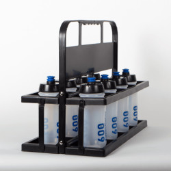 Porte bouteilles grand modèle + 8 bouteilles 600ml