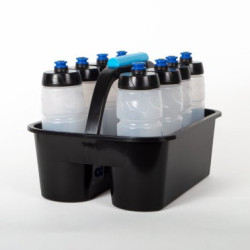 Porte bouteilles pro petit modèle + 8 bouteilles 800ml