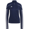 Sweat 1/4 Zip Femme ADIDAS Tiro 23 League marine