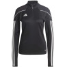Sweat 1/4 Zip Femme ADIDAS Tiro 23 League noir