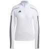 Sweat 1/4 Zip Femme ADIDAS Tiro 23 League blanc