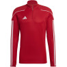 Sweat 1/4 Zip ADIDAS Tiro 23 League rouge
