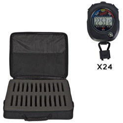 Kit malette souple + 24 chronomètres