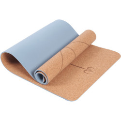 tapis de yoga en liège déplié 2