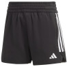 Short d'entraînement sweat Femme ADIDAS Tiro 23 League noir