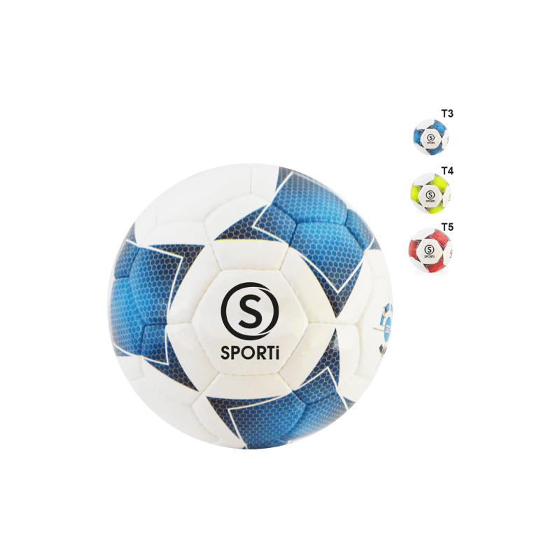 Ballon de football en mousse Taille 5, bleu : : Sports et