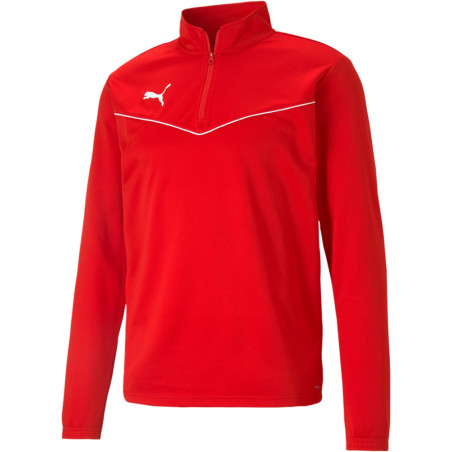 Sweat 1/4 Zip Puma TeamRise rouge