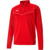 Sweat 1/4 Zip Puma TeamRise rouge