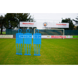 Lot de 3 Mannequins en PVC bleu