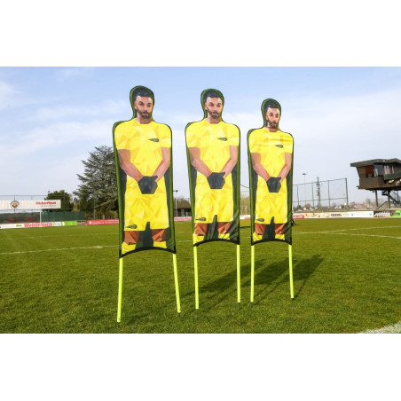 Lot de 3 Mannequins en PVC Flexibles en Polyester Imprimé jaune