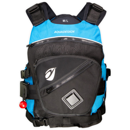 Gilet UPANO BLEU/NOIR FACE