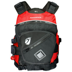 Gilet UPANO ROUGE/NOIR FACE