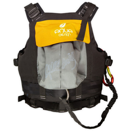 Gilet TRISULI DOS JAUNE