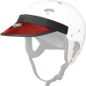Visère pour Casque Autocollante rouge
