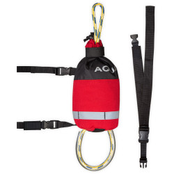 Corde de sécurité Aqua 15 M avec ceinture rouge