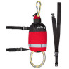Corde de sécurité Aqua 15 M avec ceinture rouge