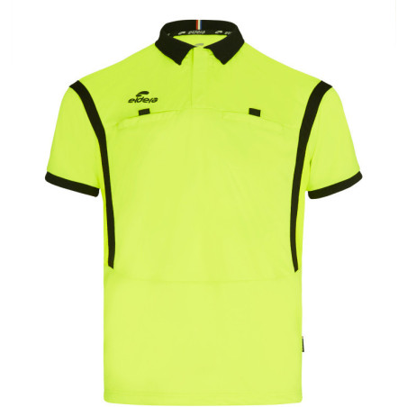 Maillot d'Arbitre Manche courte ELDERA Avantage  jaune fluo noir