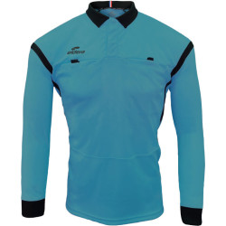 Maillot d'Arbitre Manche longue ELDERA Avantage jaune fluo noir 2