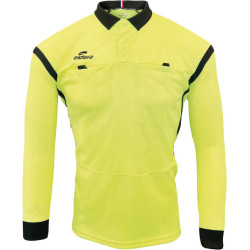 Maillot d'Arbitre Manche longue ELDERA Avantage jaune fluo noir