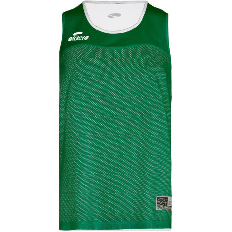 Maillot basket réversible femme ELDERA Dunk vert blanc