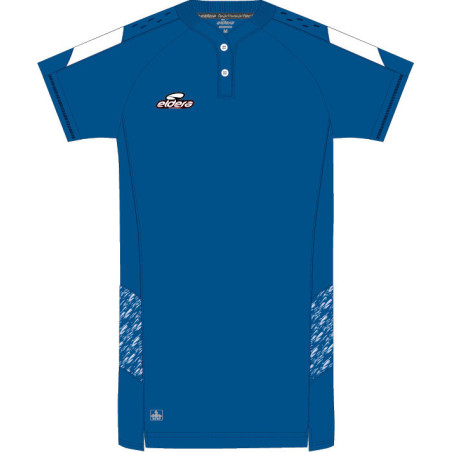 Polo ELDERA Elite bleu roi blanc