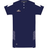Polo ELDERA Elite marine blanc
