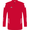 Sweat col zippé ELDERA Elite rouge blanc