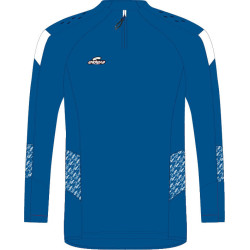 Sweat col zippé ELDERA Elite rouge blanc 2