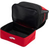 Sac à dos ELDERA Box V3 avec fond rouge noir fond