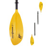 Pagaie ATTAK 4 parties JAUNE