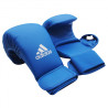 Mitaines de karaté Adidas FFK BLEU