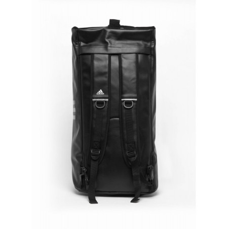 Sac entrainement 2 en 1 Adidas Large noir/blanc dos